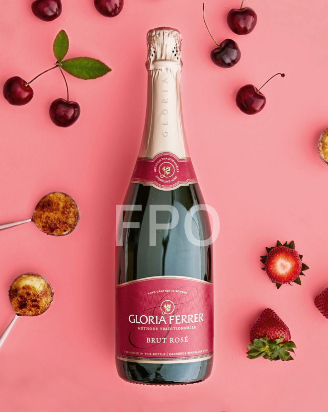 One bottle each of our 2018 José S. Ferrer Reserve Chardonnay, 2019 Pinot Noir Rosé, 2017 Blanc de Blancs, and 2017 Brut Rosé